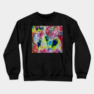 Abstract in Primary Colors Crewneck Sweatshirt